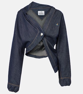 Cropped-Bluse Natalia aus Chambray | Vivienne Westwood