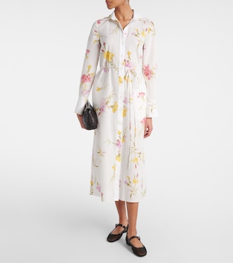 Vestido camisero de sirsaca de algodón | Erdem