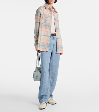 Camicia Lover in cashmere a quadri | God's True Cashmere