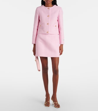 Minigonna in tweed di misto cotone | Patou