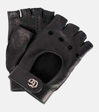 Guantes de piel con GG | Gucci