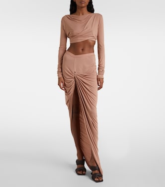 Top cropped Jade in jersey | Rick Owens