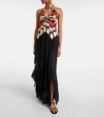 Alicia silk georgette crêpe gown | Isabel Marant