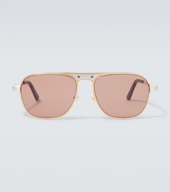 Santos De Cartier矩形太阳镜 | Cartier Eyewear Collection