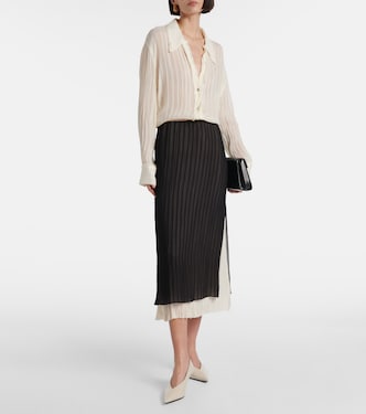 Striped midi skirt | Vince
