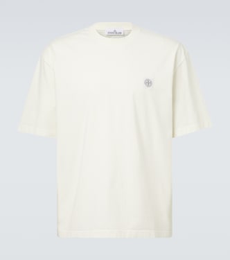 Embroidered cotton jersey T-shirt | Stone Island