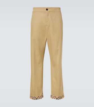 Burberry Check cotton pants | Burberry