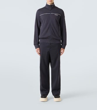 Monpulse leather-trimmed sneakers | Moncler