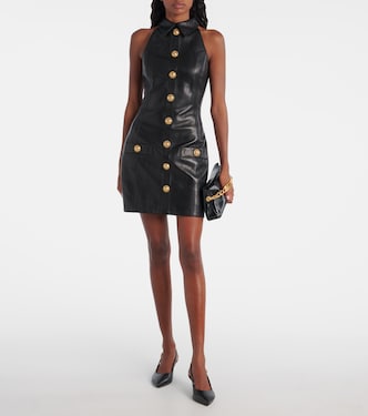 Leather minidress | Balmain