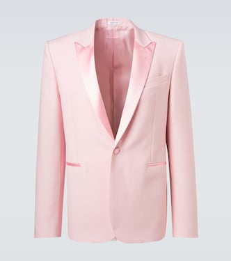 Silk-trimmed wool and mohair blazer | McQueen
