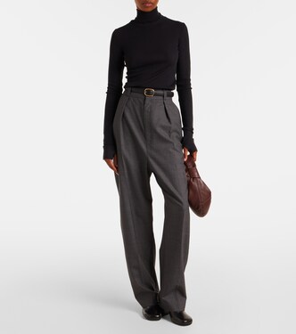 Wool turtleneck top | Lemaire