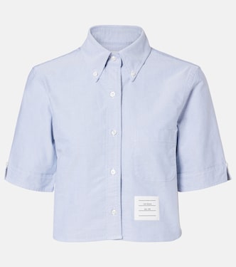 Cropped cotton shirt | Thom Browne