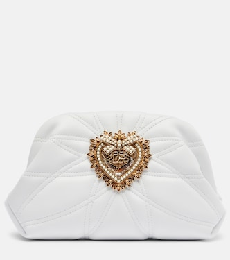 Schultertasche Devotion Small aus Leder | Dolce&Gabbana