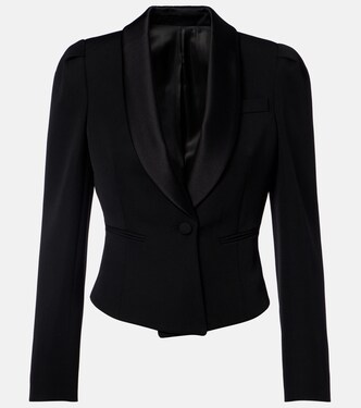 Cropped wool blazer | McQueen