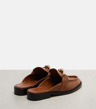 Astaire Knot leather mules | Bottega Veneta