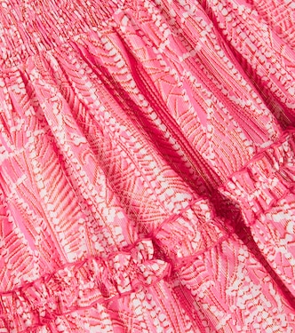 Amber printed cotton-blend dress | Poupette St Barth Kids