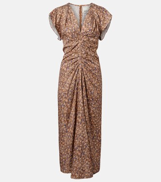 Lyndsay floral gathered midi dress | Isabel Marant