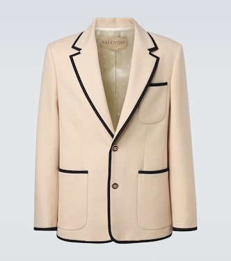 Virgin wool gabardine blazer | Valentino