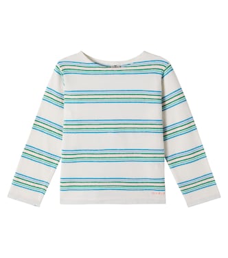 Striped cotton jersey top | Bonton
