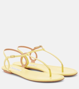 Almost Bare leather thong sandals | Aquazzura