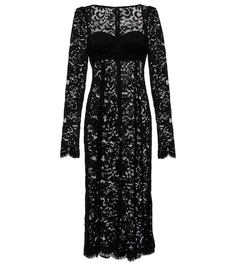 Abito midi in pizzo | Dolce&Gabbana