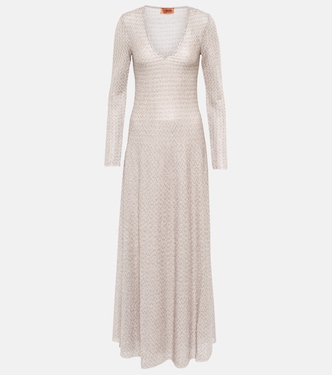 Robe longue métallisée | Missoni