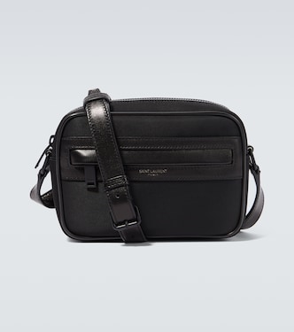 Camp leather-trimmed camera bag | Saint Laurent