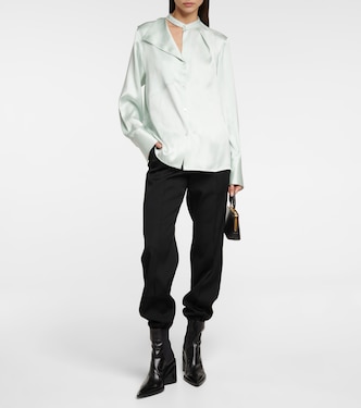 Pantaloni in gabardine di lana vergine | Jil Sander
