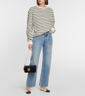 Claire leather ballet flats | Tory Burch