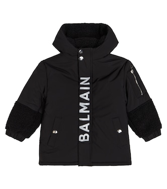 Chaqueta acolchada con logo | Balmain Kids