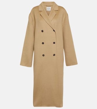 Abrigo cruzado oversized de lana | Toteme