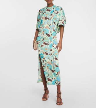 Vestido largo con capa | Stella McCartney