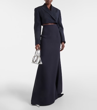 Blazer cropped de Crepe Couture | Valentino