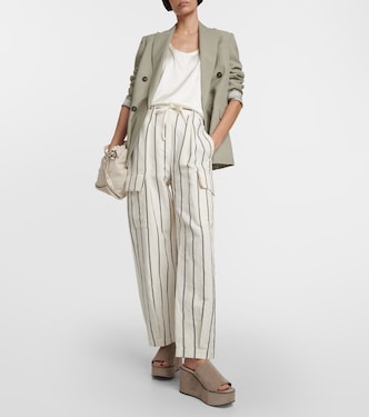 Hose aus Leinen und Baumwolle | Brunello Cucinelli