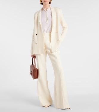 Rhein high-rise wool flared pants | Gabriela Hearst