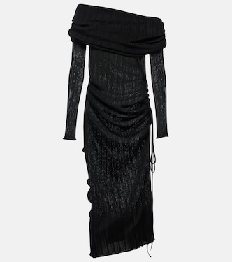 Off-Shoulder-Maxikleid | Alaïa
