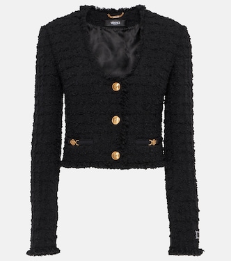 Giacca Heritage in tweed di misto lana | Versace