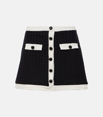 Minifalda en jacquard | Adriana Degreas