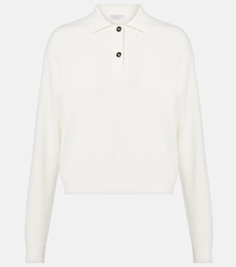 Polo in cotone a coste | Brunello Cucinelli