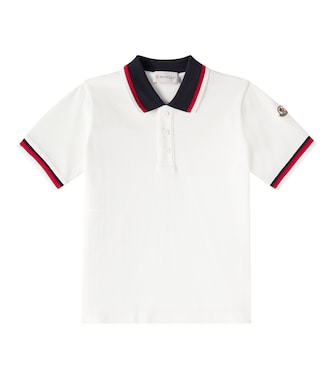 Cotton piqué polo shirt | Moncler Enfant