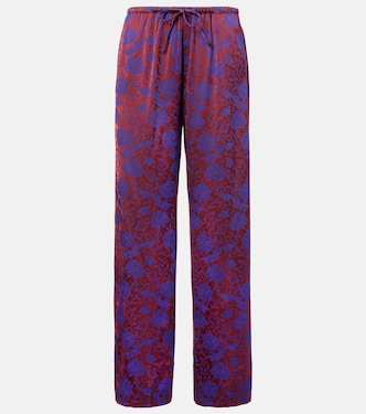 Pantaloni regular in jacquard | Dries Van Noten