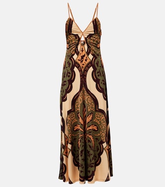 Printed jersey midi dress | Johanna Ortiz