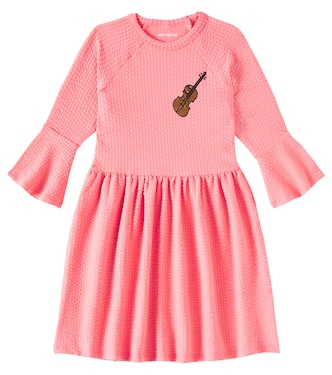 Besticktes Kleid Violin aus Leinen | Mini Rodini