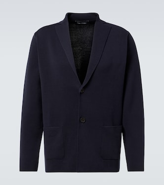 Knitted cotton crêpe blazer | Thom Sweeney
