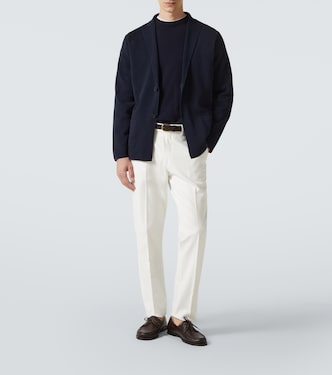 Blazer aus Baumwoll-Crêpe | Thom Sweeney