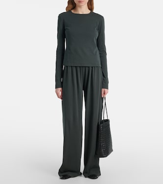 Weite Hose Ukira aus Baumwoll-Jersey | The Row