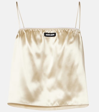 Top aus Satin | Miu Miu