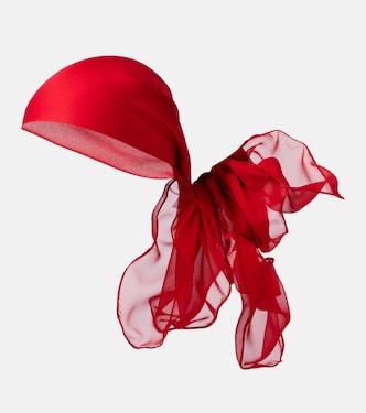 Silk chiffon scarf | Magda Butrym