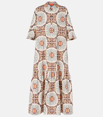 Robe chemise Artemis imprimée en coton | La DoubleJ