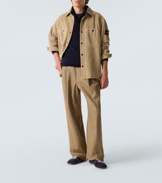 Hemdjacke Compass aus Baumwoll-Cord | Stone Island